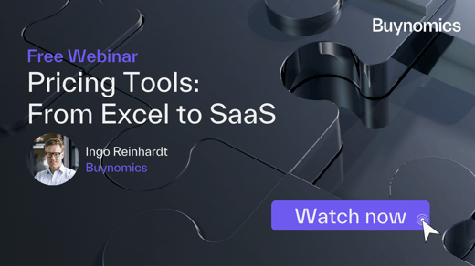 Webinar: Pricing Tools - From Excel to SaaS
