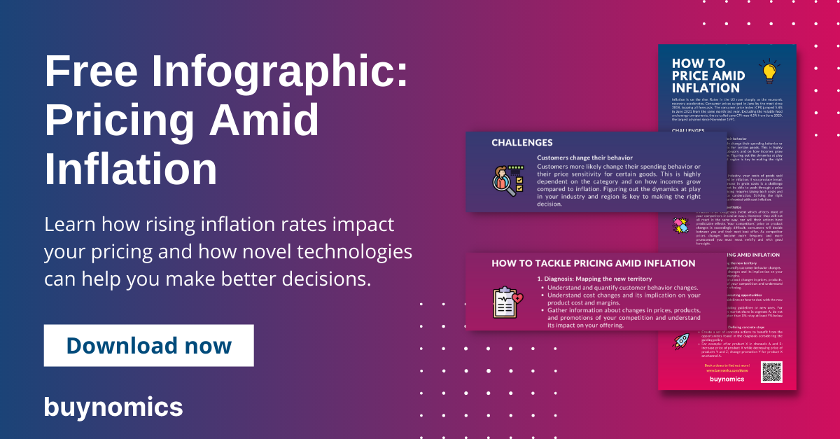 Infographic Pricing Amid Inflation LinkedIn Banner