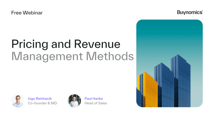 Webinar: Pricing and Revenue Management Methods