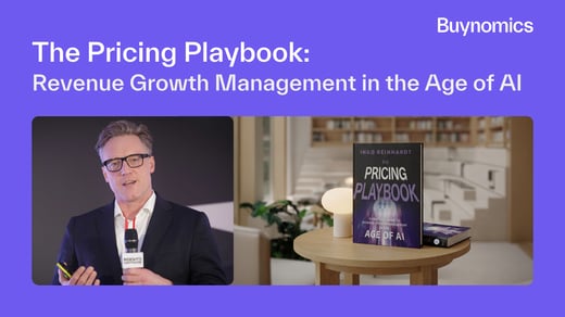 Buynomics Co-founder Ingo Reinhardt Releases The Pricing Playbook