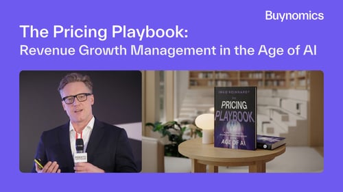 Buynomics Co-founder Ingo Reinhardt Releases The Pricing Playbook