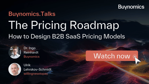 Buynomics.Talks: The Pricing Roadmap with Ulrik Lehrskov-Schmidt