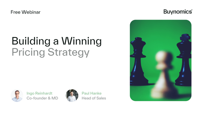 Webinar: Building a Winning Pricing Strategy
