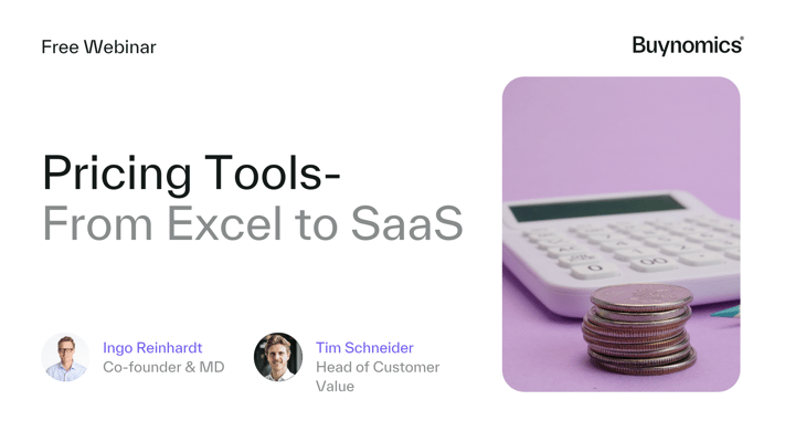 Webinar: Pricing Tools - From Excel to SaaS