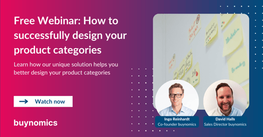 Webinar: How to successfully design your product categories | buynomics