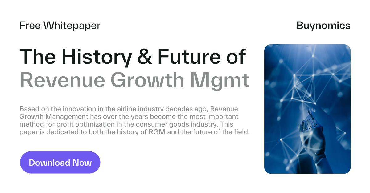 abstract neuronet - Buynomics Whitepaper The History and Future of Revenue Growth Management Cover design