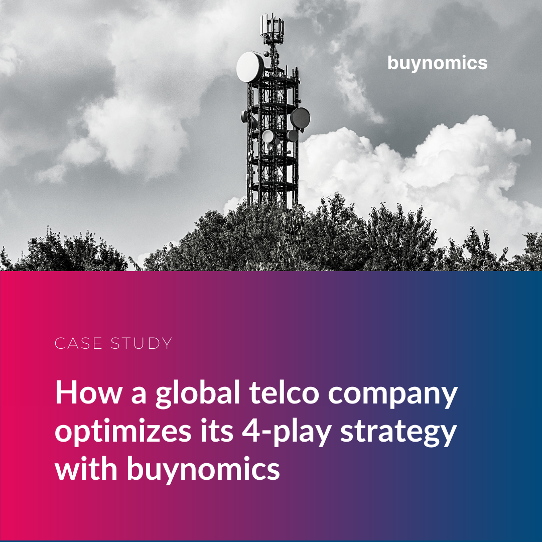 Case Study - How a global telco company optimizes its 4-play strategy with buynomics