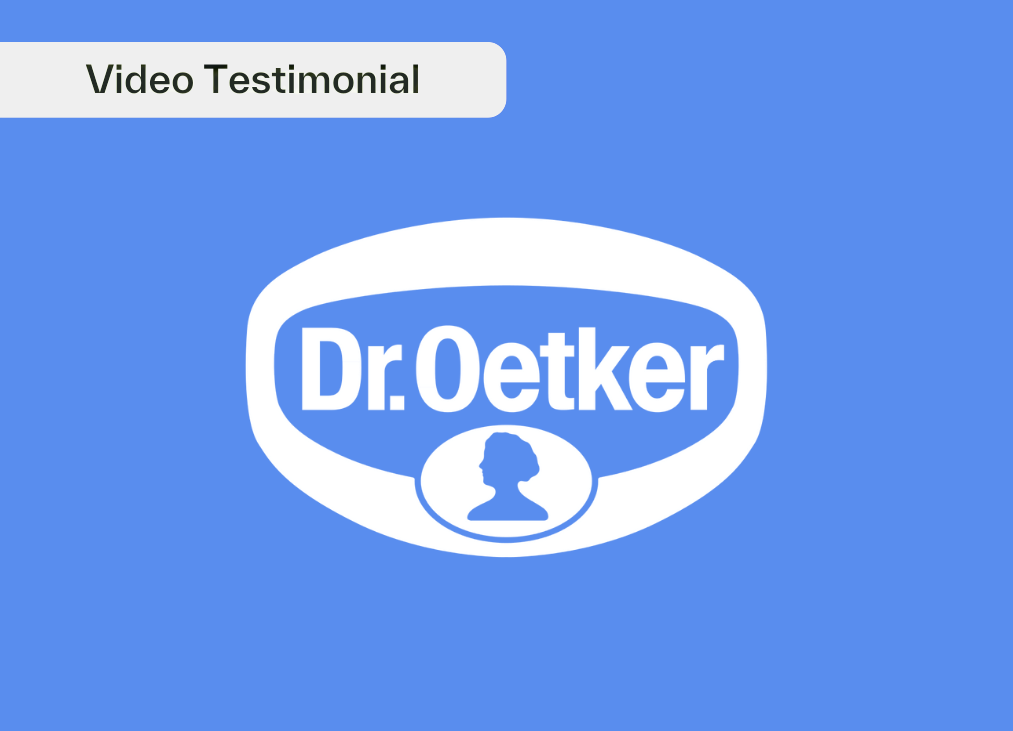 Dr Oetker testimonial slider