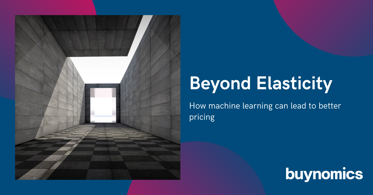 Beyond Elasticity – How machine learning can lead to better pricing