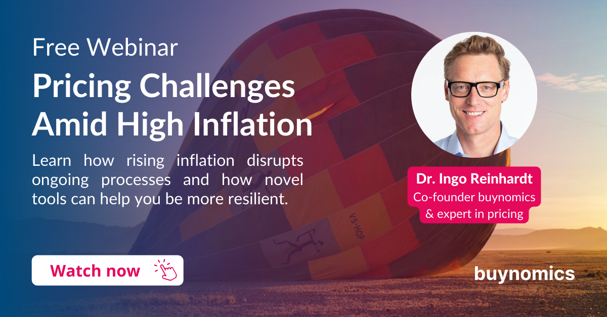 Webinar: Pricing Challenges amid High Inflation