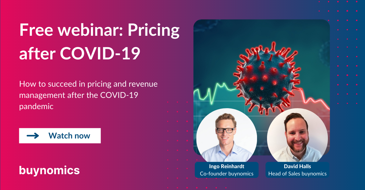 Webinar: Pricing and Revenue Management after COVID-19 | buynomics